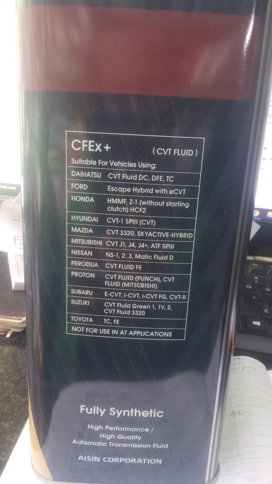 CFEx AISIN 4LT GEARBOX OIL
